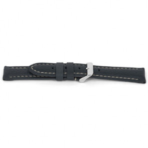 Bracelet de montre Universel H080 XL Cuir Gris 22mm
